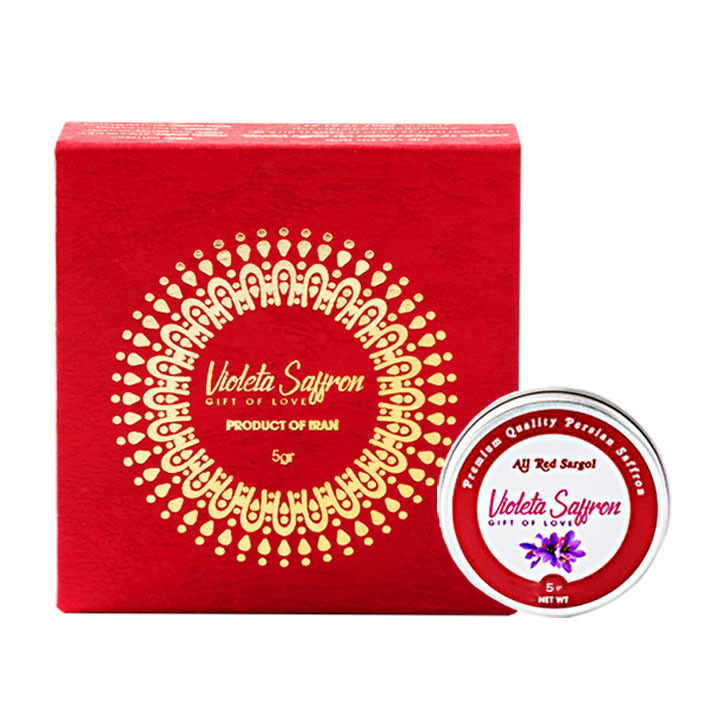 Nhụy Hoa Nghệ Tây Violeta Saffron - All Red Sargol - Giảm Mất Ngủ và Căng Thẳng, Tăng Cường Thể Chất - Hàng Chính Hãng (Hộp 5 gram)