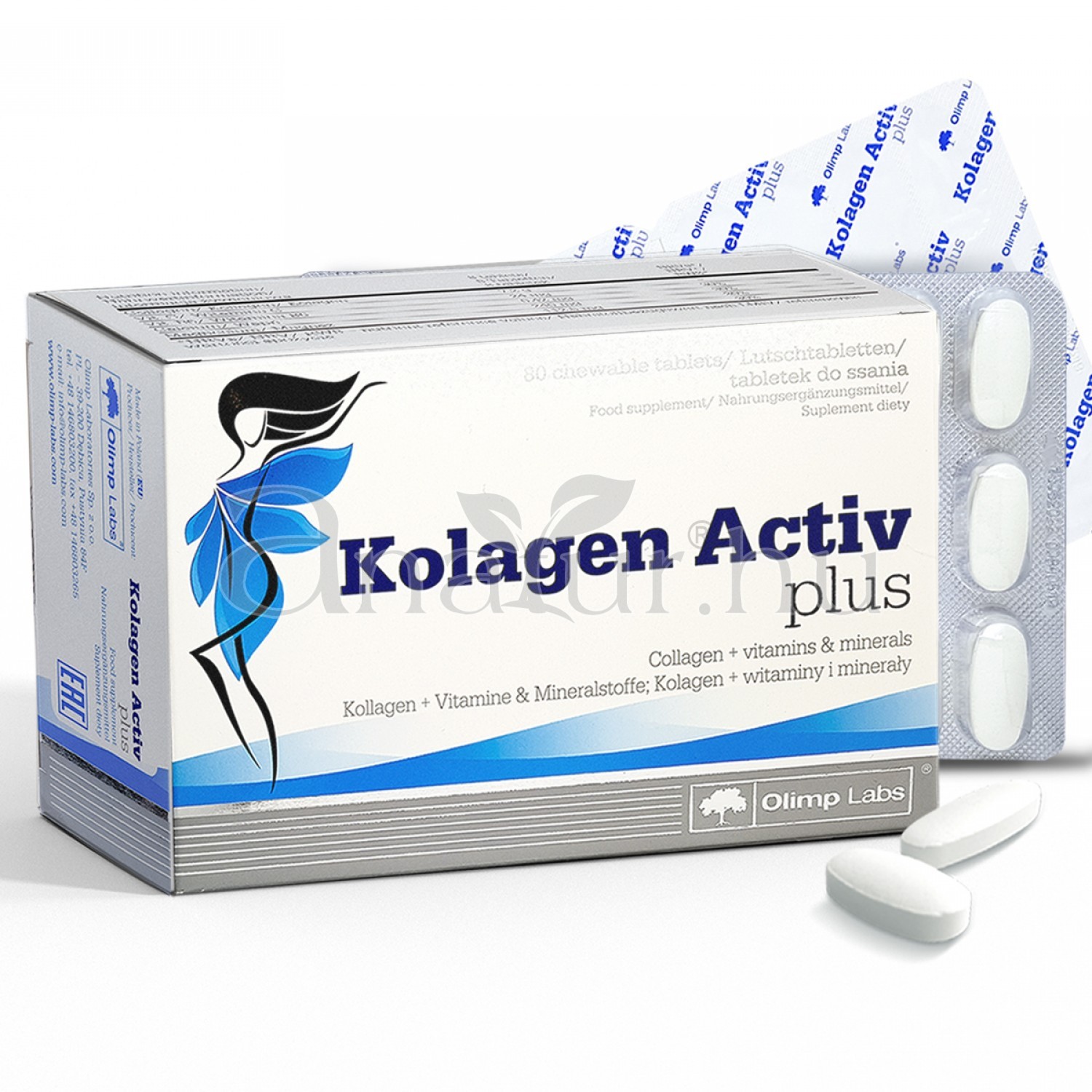 Thực phẩm chức năng viên uống bổ sung collagen giúp làm đẹp da - Kolagen Activ Plus