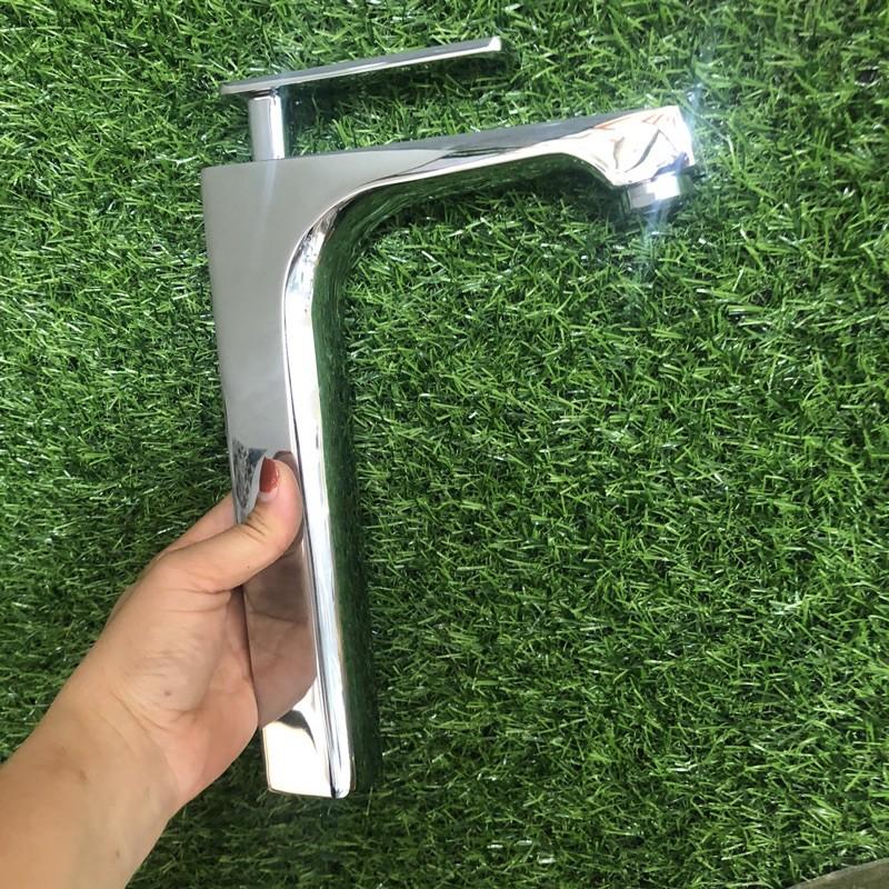 Vòi rửa mặt nóng lạnh cao 30cm cao cấp