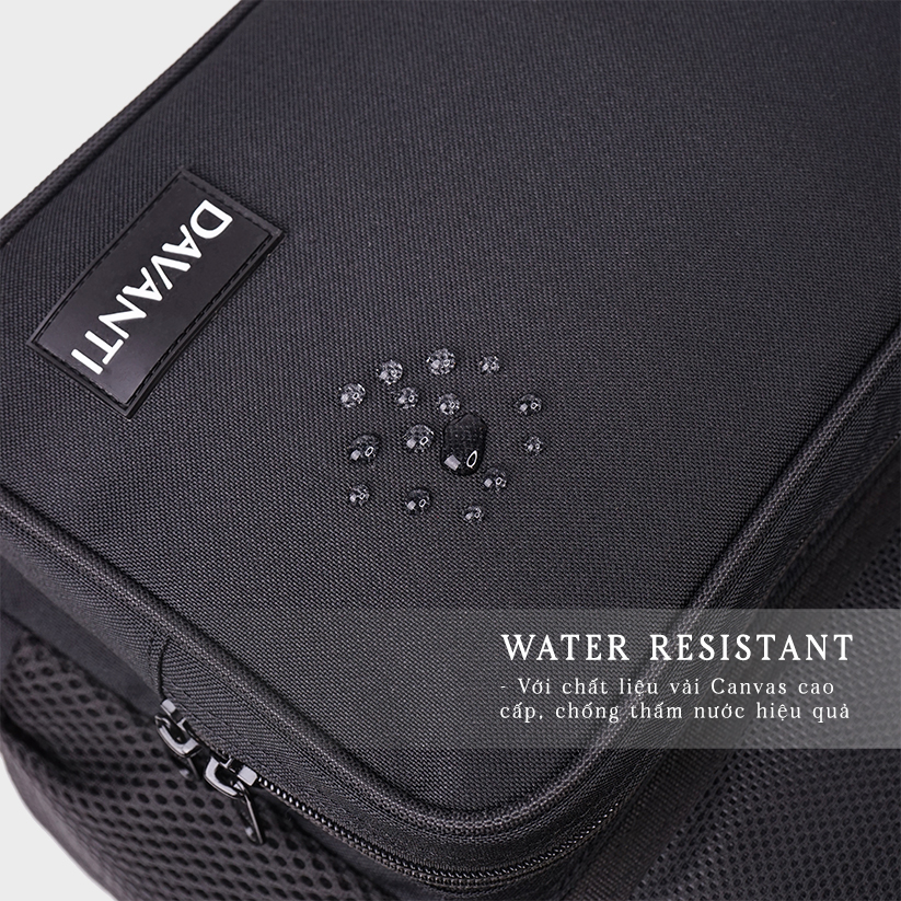 Balo Vải Canvas Chống Thấm Nhiều Ngăn Tiện Dụng DAVANTI BL103