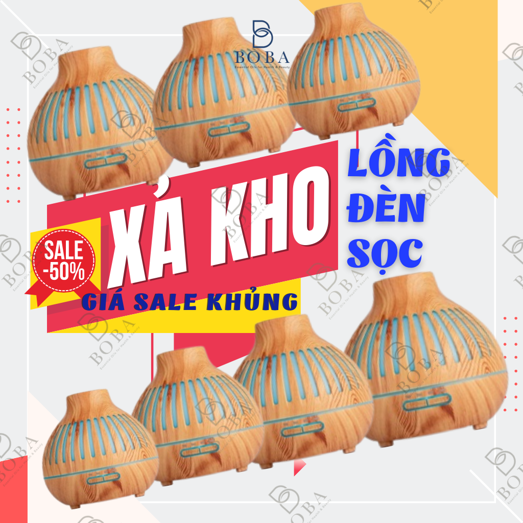 (HCM)XẢ KHO Máy Xông Tinh Dầu Lồng Đèn Sọc, Giá Trải Nghiệm, Khuếch Tán Hương Thơm, Giảm Stress, Thư Giãn BOBA NATURALS