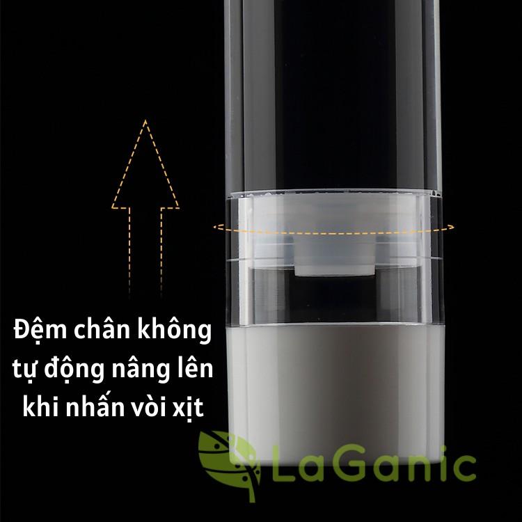 Chai lọ hút chân không phun sương, xịt giọt, chiết dầu gội mỹ phẩm sữa rửa mặt 15ml, 30ml, 50ml