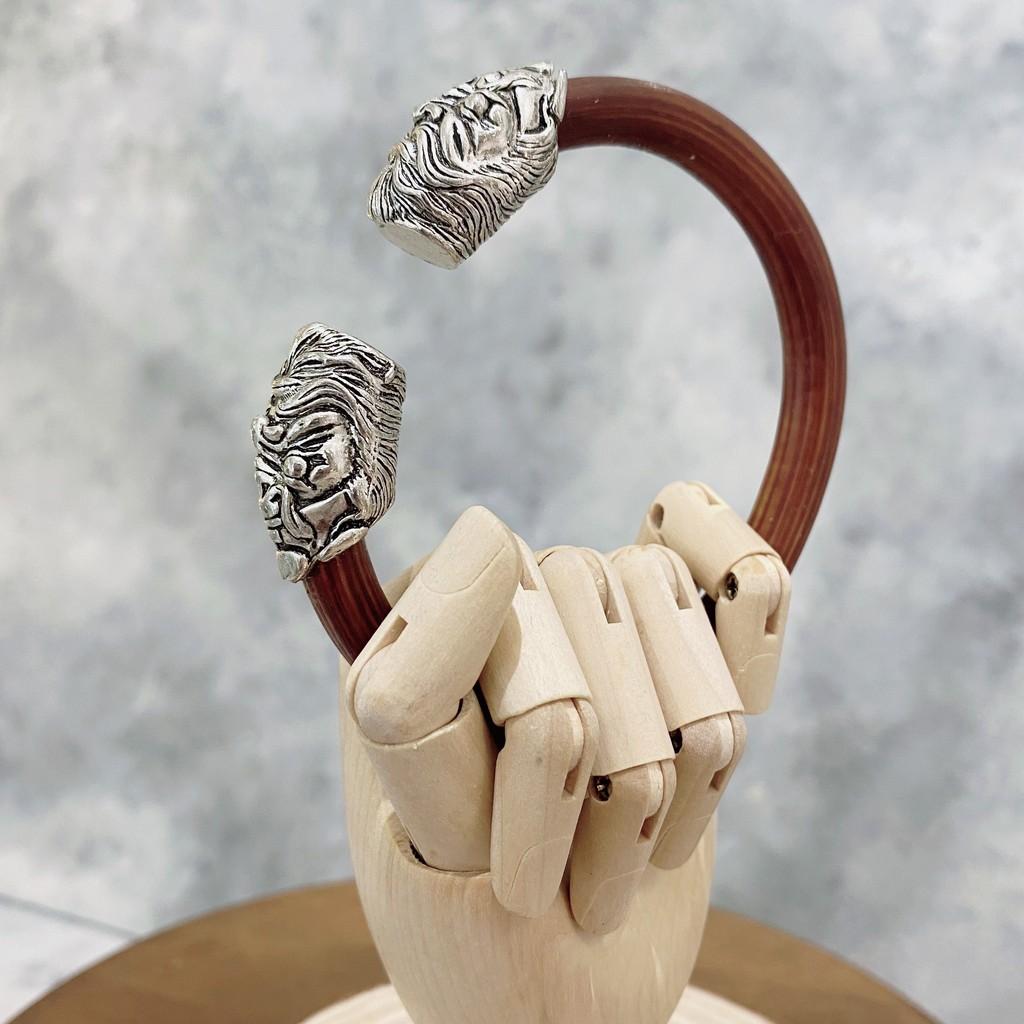 Vòng Vine Kim cang thừng Tây Tạng bọc bạc - Vòng phong thuỷ dành riêng cho nam và nữ