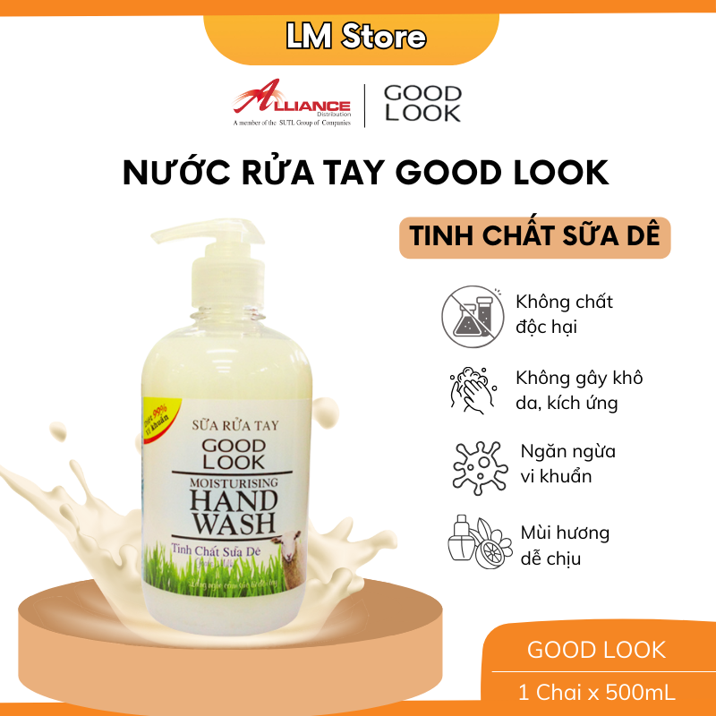 Sữa Rửa Tay Tinh Chất Sữa Dê Good Look