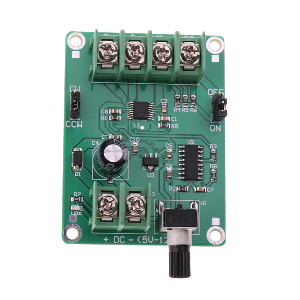 9-12V DC Brushless Motor Driver Board For Hard Drive 3/4 Wire Green