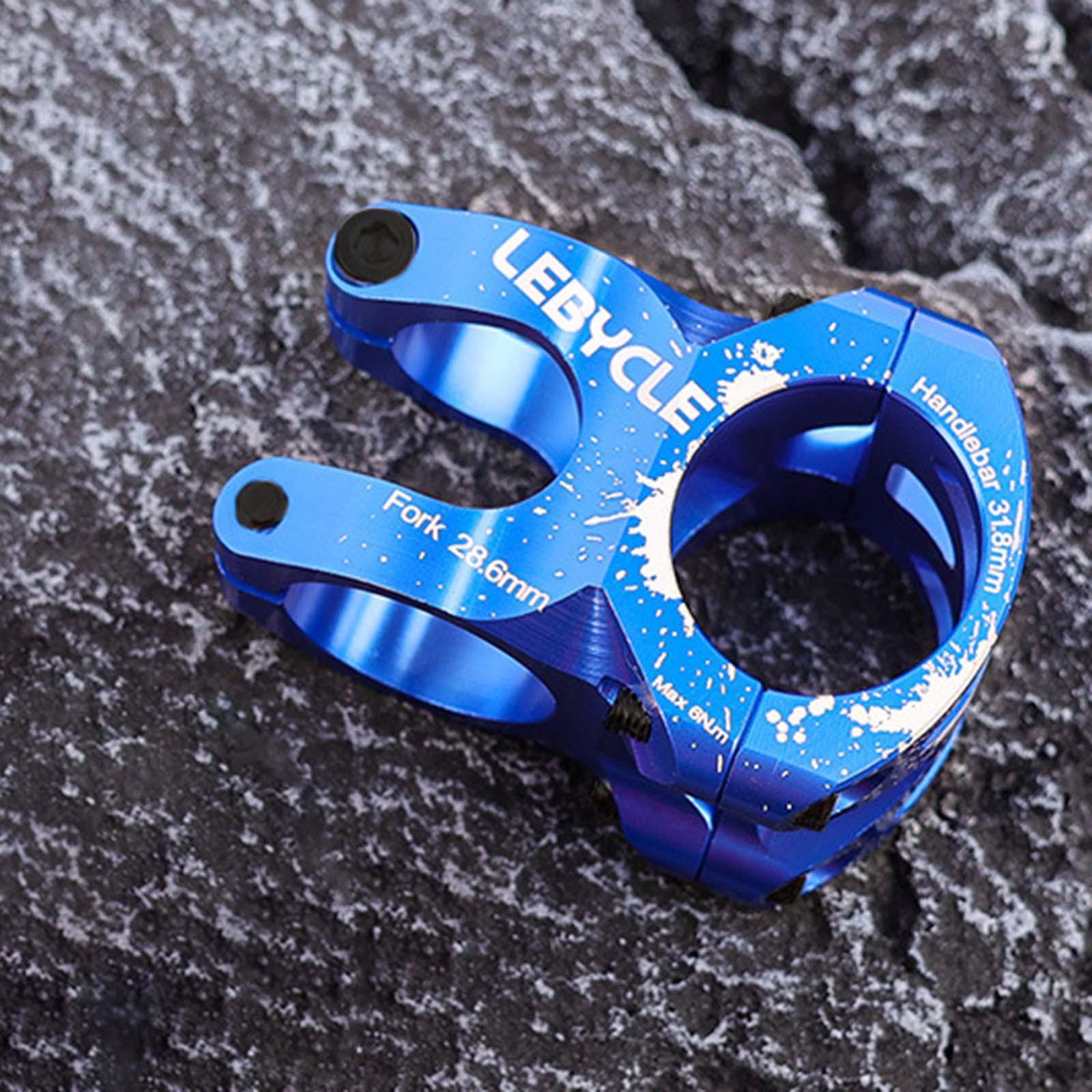 Bike Short  Road  28.6mm 1-1/8 31.8mm Handlebar Stem Blue