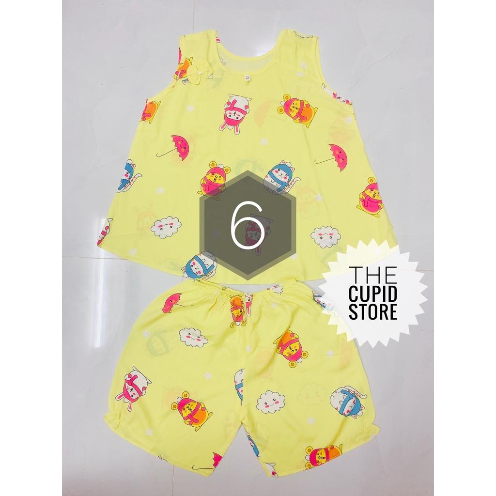 Đồ bộ chất liệu tole lanh 2 da loại 1 cho bé gái từ 14-16 kg - The Cupid Store