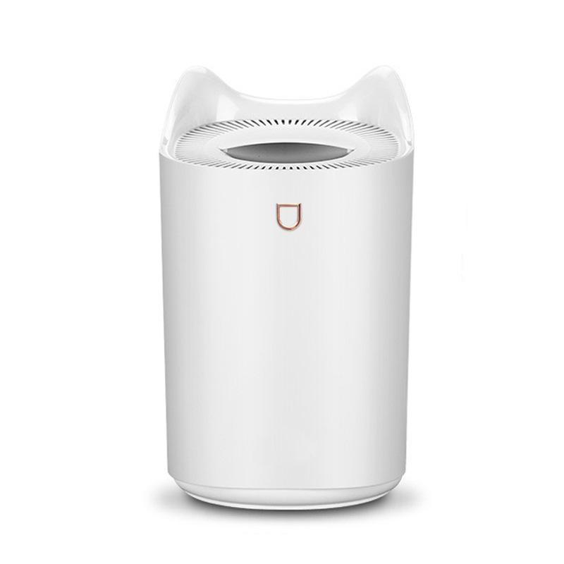 3L Máy Tạo Độ Ẩm Không Khí Đôi Vòi Phun Ẩm Khuếch Tán USB Hương Thơm Máy Khuếch Tán Tinh Dầu Lộc Coloful LED Siêu Âm Khuếch Tán Hương Thơm
