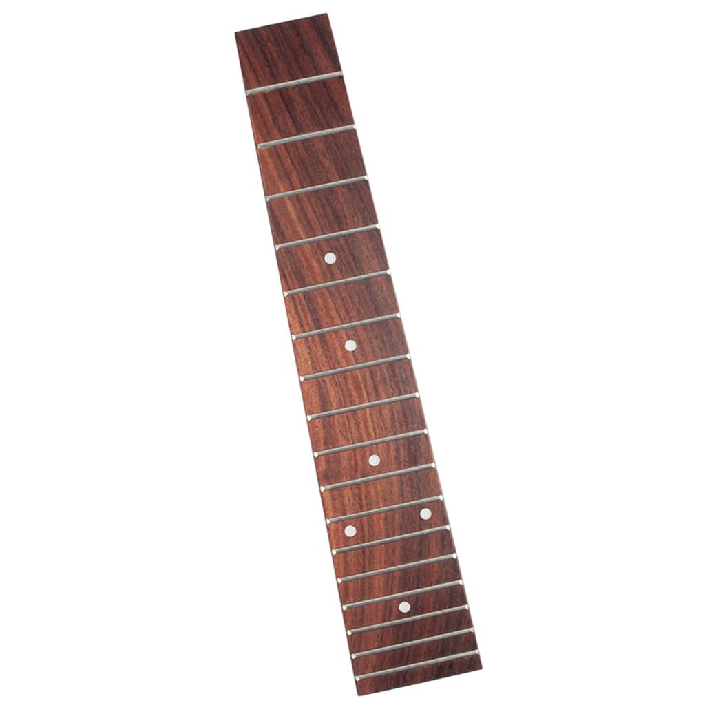 Gỗ Đàn Ukulele Ván Trượt Ngón Tay Fretboard cho 23 ''Tenor Ukulele Uke TỰ LÀM Các Bộ Phận