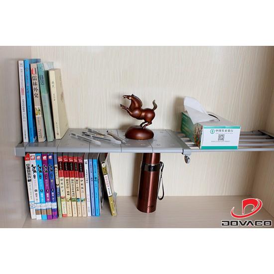 Kệ chia ngăn tủ không cần khoan bắt vít dài 74-135cm rộng 24cm