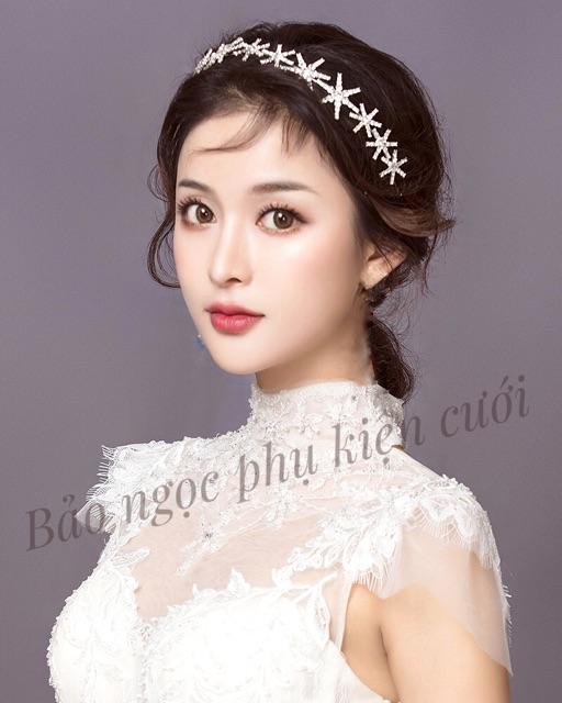Cài tóc cô dâu