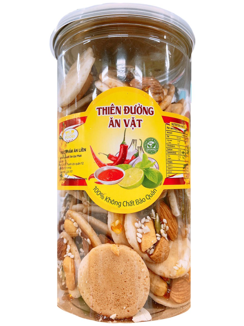 BÁNH ĐIỀU MIX HẠT DINH DƯỠNG TÂN LỘC PHÁT BỊCH 500G