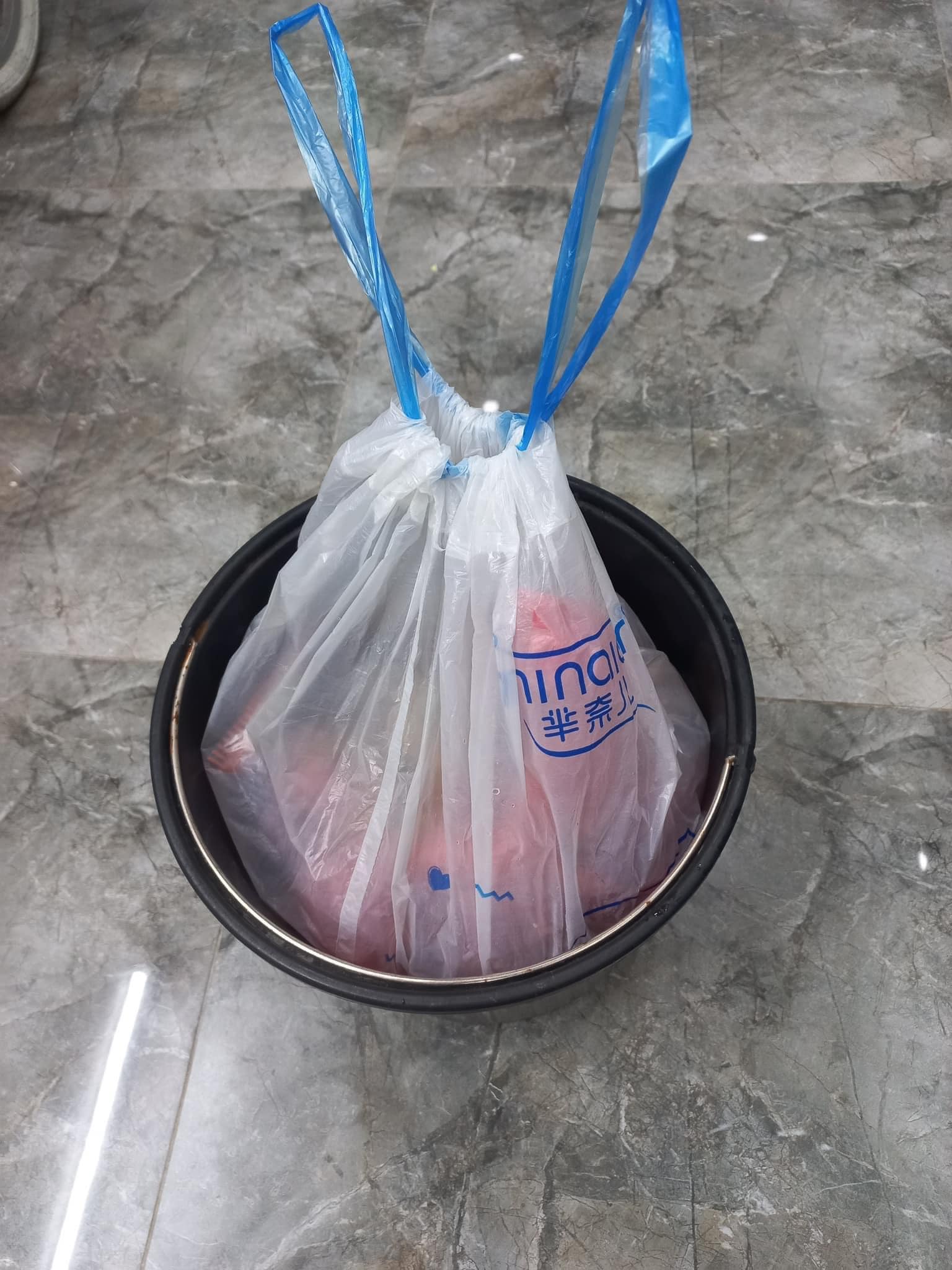 Túi Đựng Rác, Túi Rác Tự Phân Huỷ, 1 Cuộn 100 Túi, Túi Đựng Rác Có Dây Rút Tiện Lợi