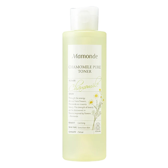 Nước Cân Bằng Dưỡng Ẩm Thiết Yếu Dịu Nhẹ Cho Da Nhạy Cảm Mamonde Chamomile Pure Toner (250ml) 110651228