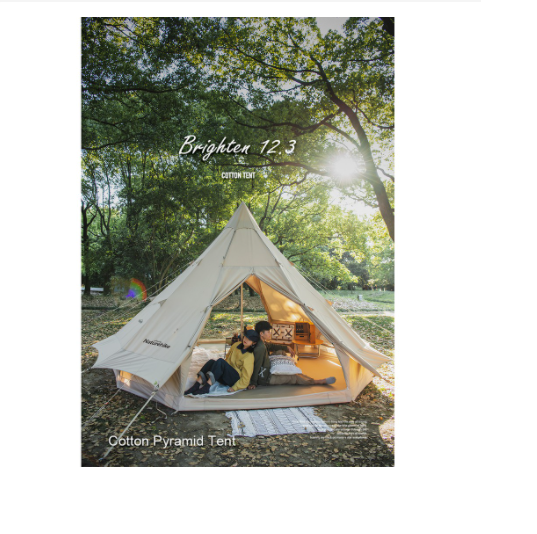 Lều Mông Cổ Glamping Brighten 12.3 NatureHike NH20ZP005 dành cho 8-12 người