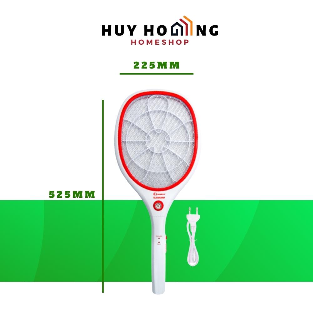 Vợt muỗi sạc tích điện Sunmax GMB9002WR - Hàng chính hãng