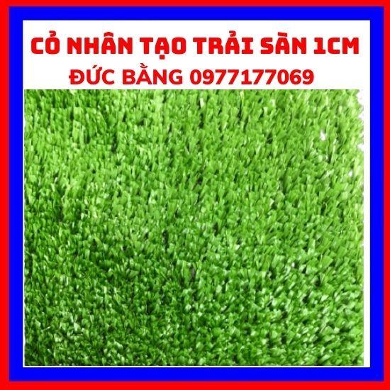 Thảm cỏ nhân tạo trải sàn sân vườn trải sàn 1cm loai tốt cắt liền khổ rộng 2m