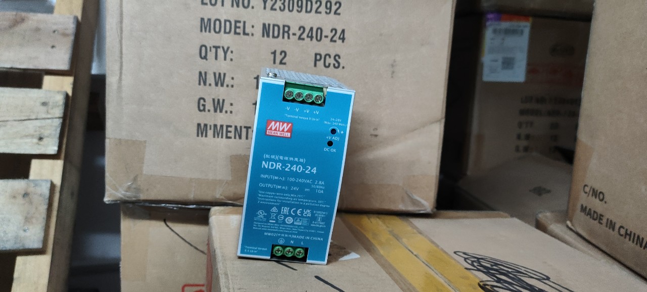 Nguồn Meanwell NDR-240-24 Hàng nhập khẩu
