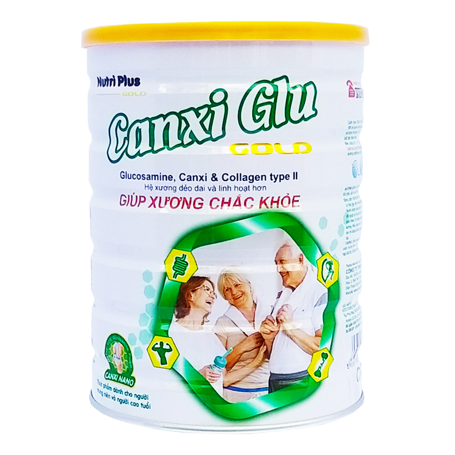 Sữa bột Nutri Plus Canxi Glu dành cho người già, loãng xương, giúp xương chắc khỏe 900G Sunbaby ACSBTH2019