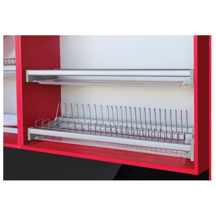 GIÁ BÁT ĐĨA CỐ ĐỊNH TỦ TRÊN CHẤT LIỆU INOX BÓNG CAO CẤP