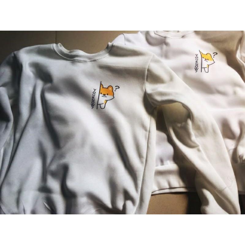 Áo nỉ đôi - áo đôi thu đông sweater đẹp nhất