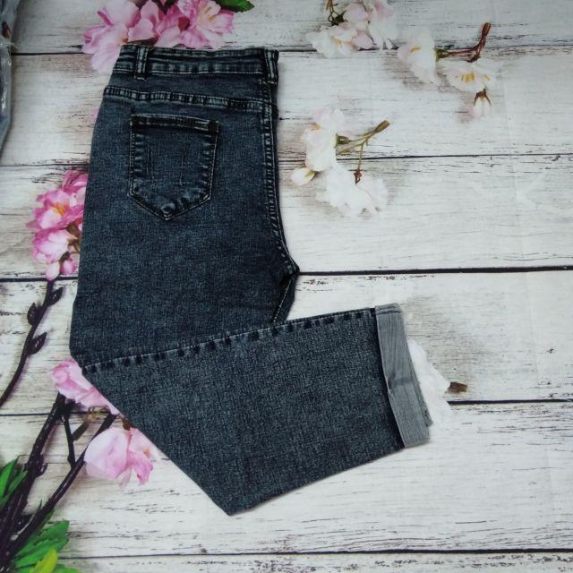 Combo 2 quần jeans lửng co giãn siêu đỉnh