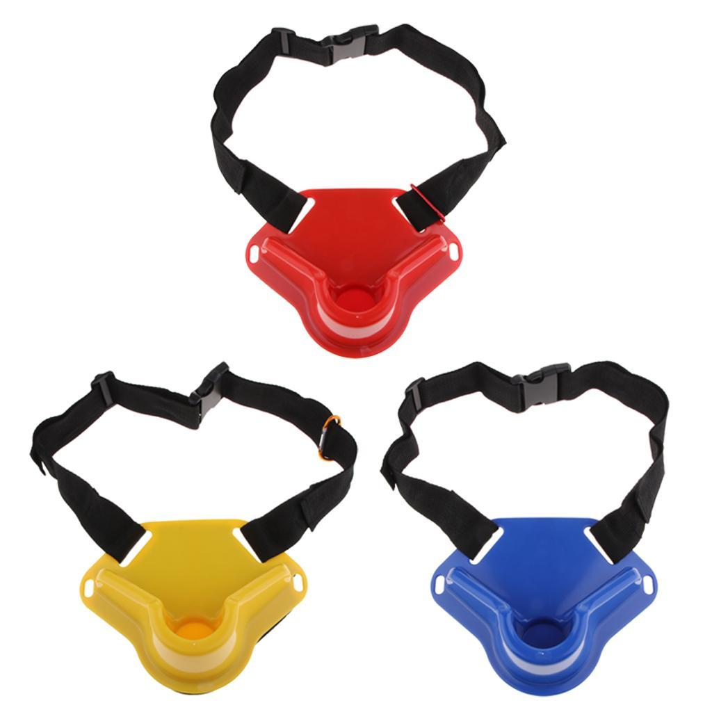 Adjustable Fishing Fighting Belt Waist Rod Pole Holder Fishing Gear Red