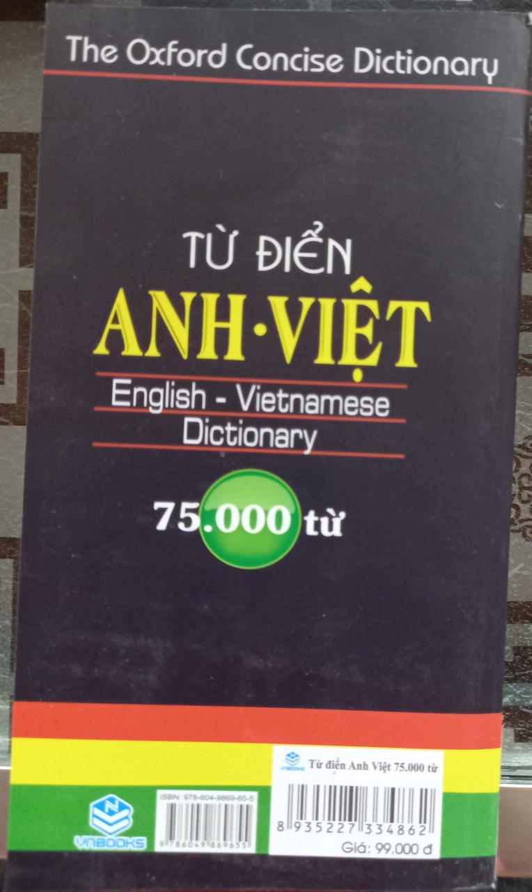 Từ điển anh - việt - 75.000 từ