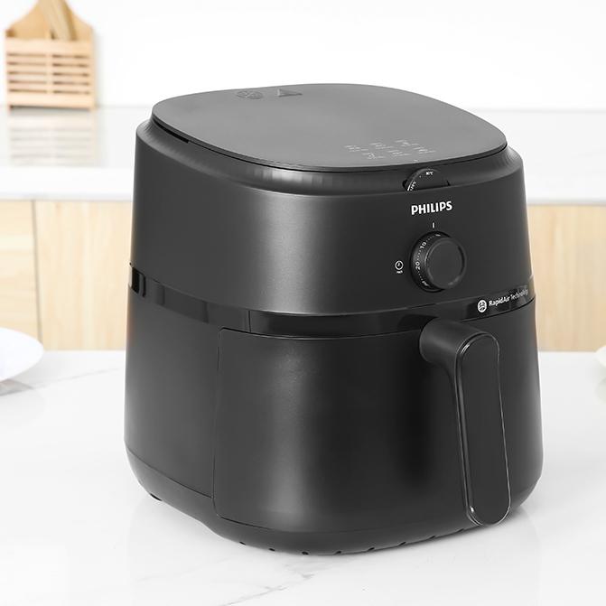 Nồi Chiên Không Dầu Philips NA130/00, 6.2 lít |1700W. Nút Vặn Dễ Sử Dụng, Hàng Chính Hãng