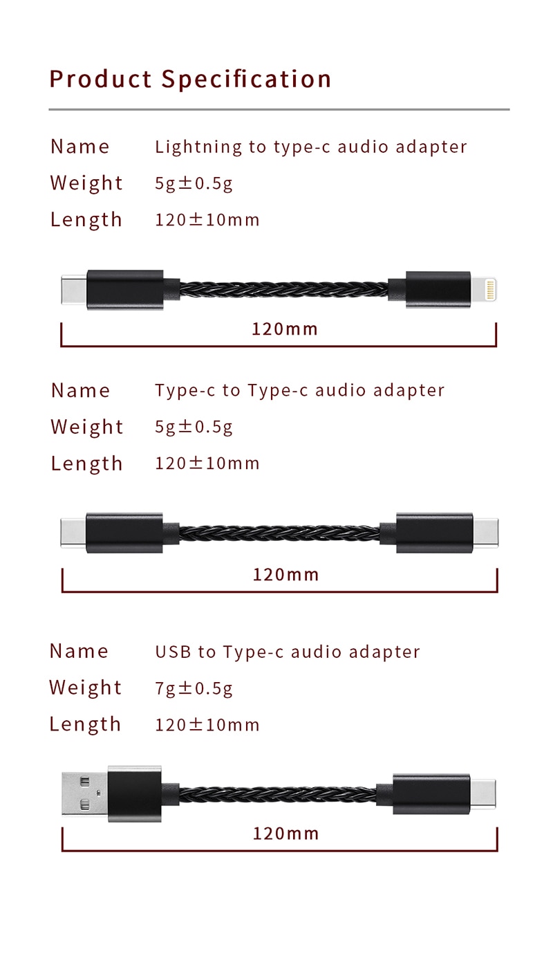 [NC] Cáp OTG JCALLY OT04 Type C / USB 2.0 Đa Năng Cho DAC Shanling / FiiO / Hiby / Jcally / Moondrop / Whizzer / IKKO | Hàng chính hãng