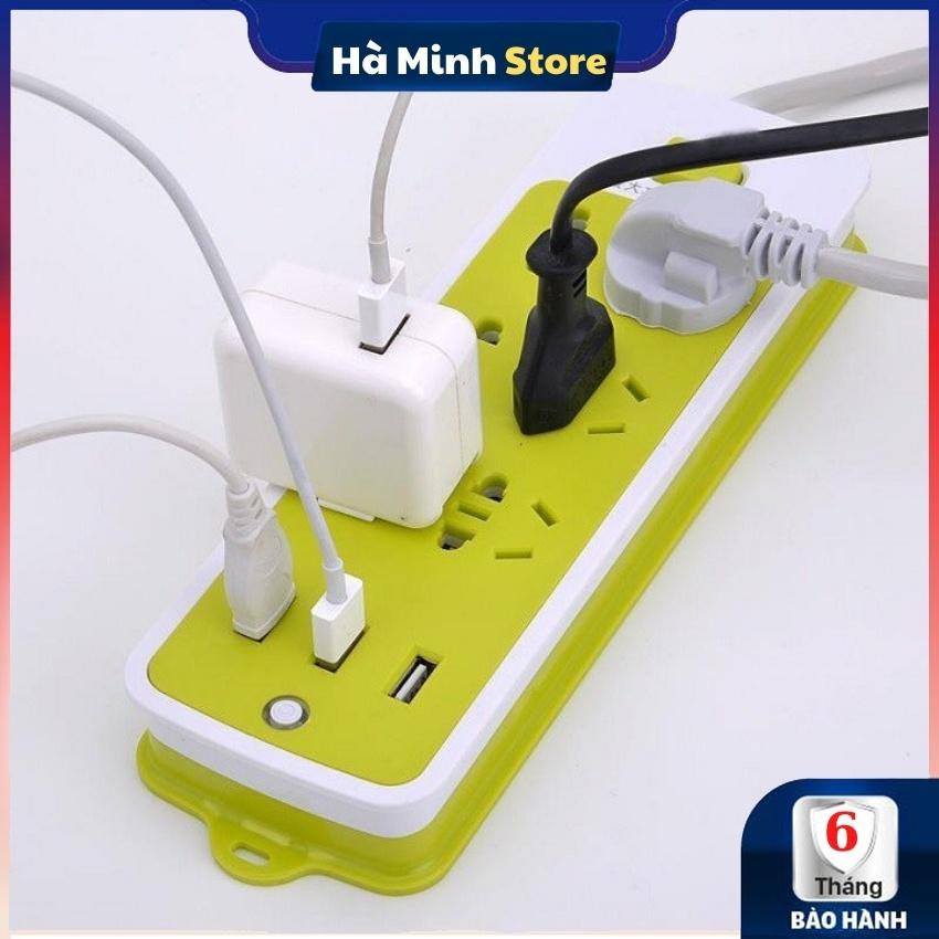 Ổ Cắm Điện Đa Năng Chống Giật 9 ổ cắm, 3 cổng USB - Ổ Cắm Điện Xanh Thái Lan Đa Năng Siêu Bền An Toàn