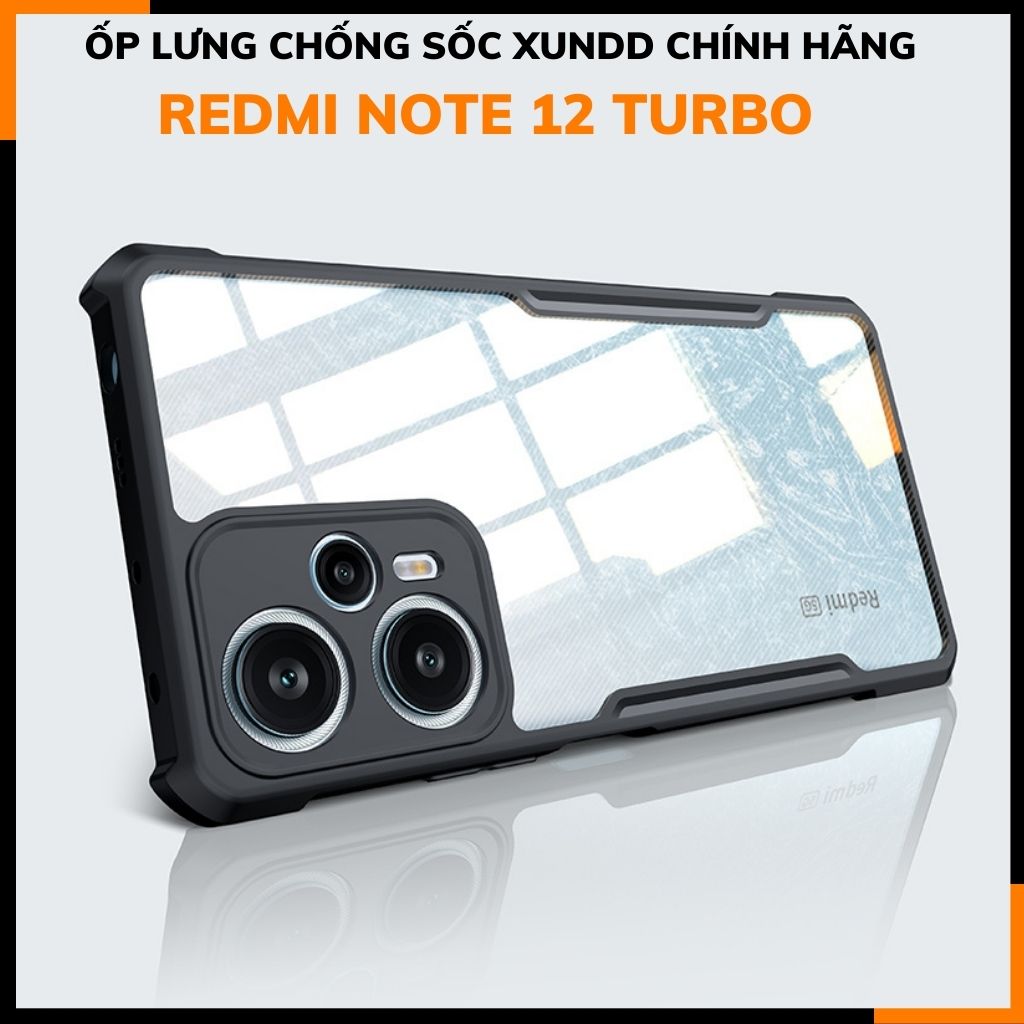 Ốp lưng redmi note 12 turbo chống sốc xundd bảo vệ camera chống ố vàng phụ kiện điện thoại huỳnh tân store