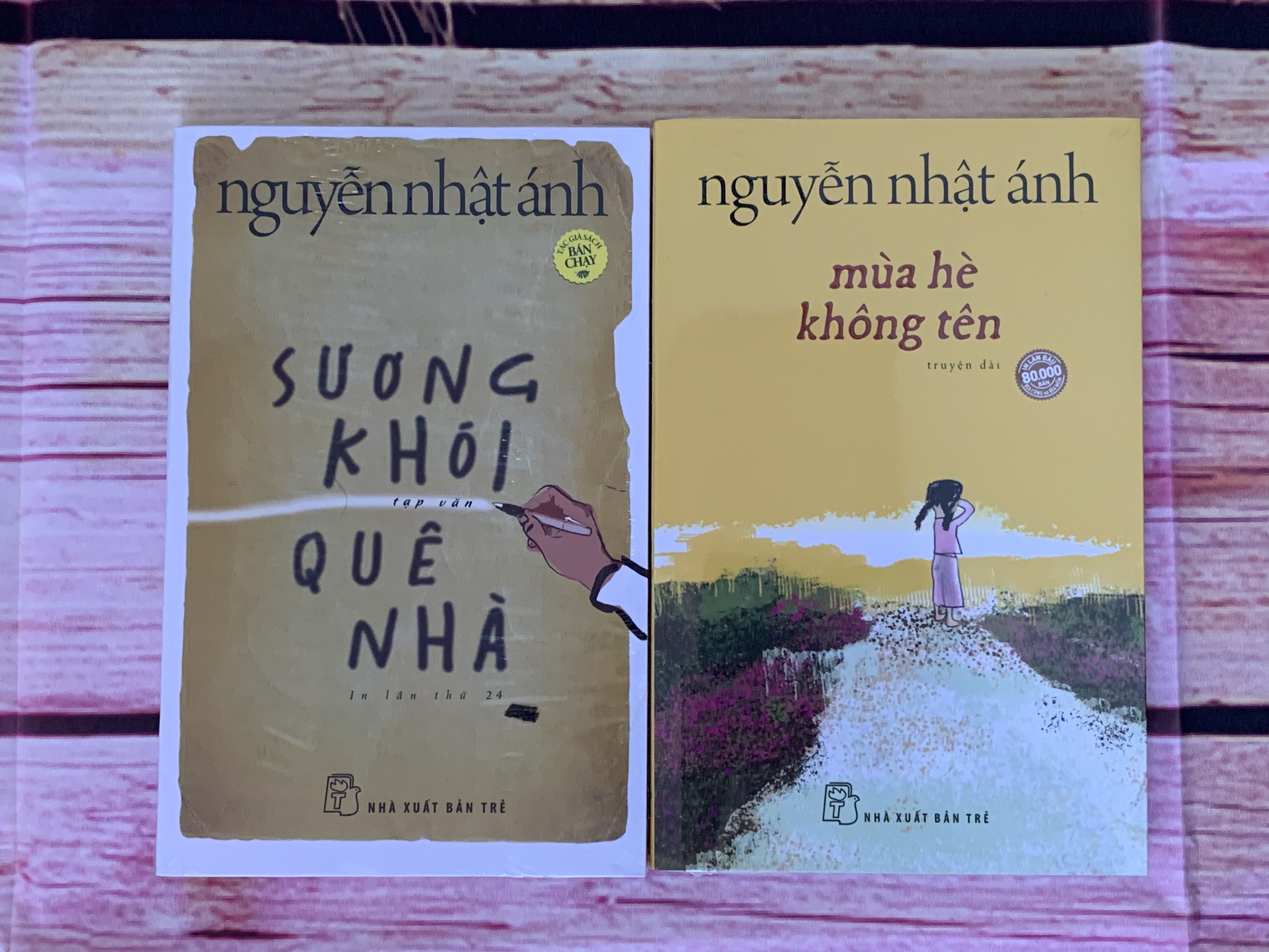 Sách- Nguyễn Nhật Ánh: COmbo Mùa Hè Không Tên + Sương Khói Quê Nhà(MK)