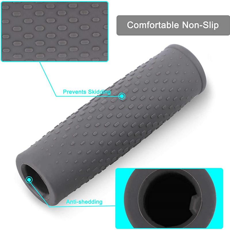 1 cặp tay cầm cao su tay cầm tay cầm chống trượt thoải mái tay cầm xe tay cầm cho Xiaomi Mijia M365 Pro Color: Grey