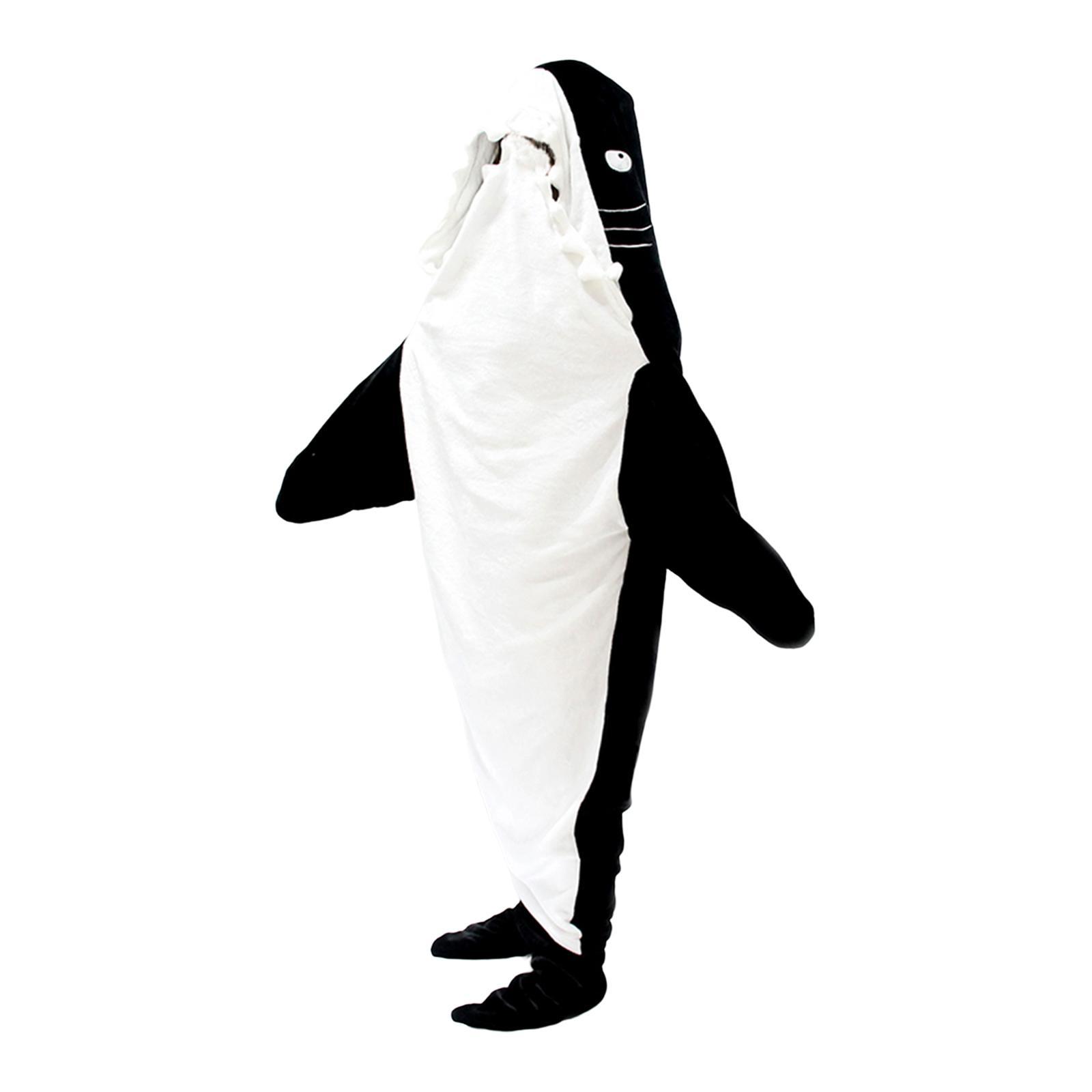 Wearable Shark Blanket Halloween Clothing Cozy Parties Cosplay Shark Costume