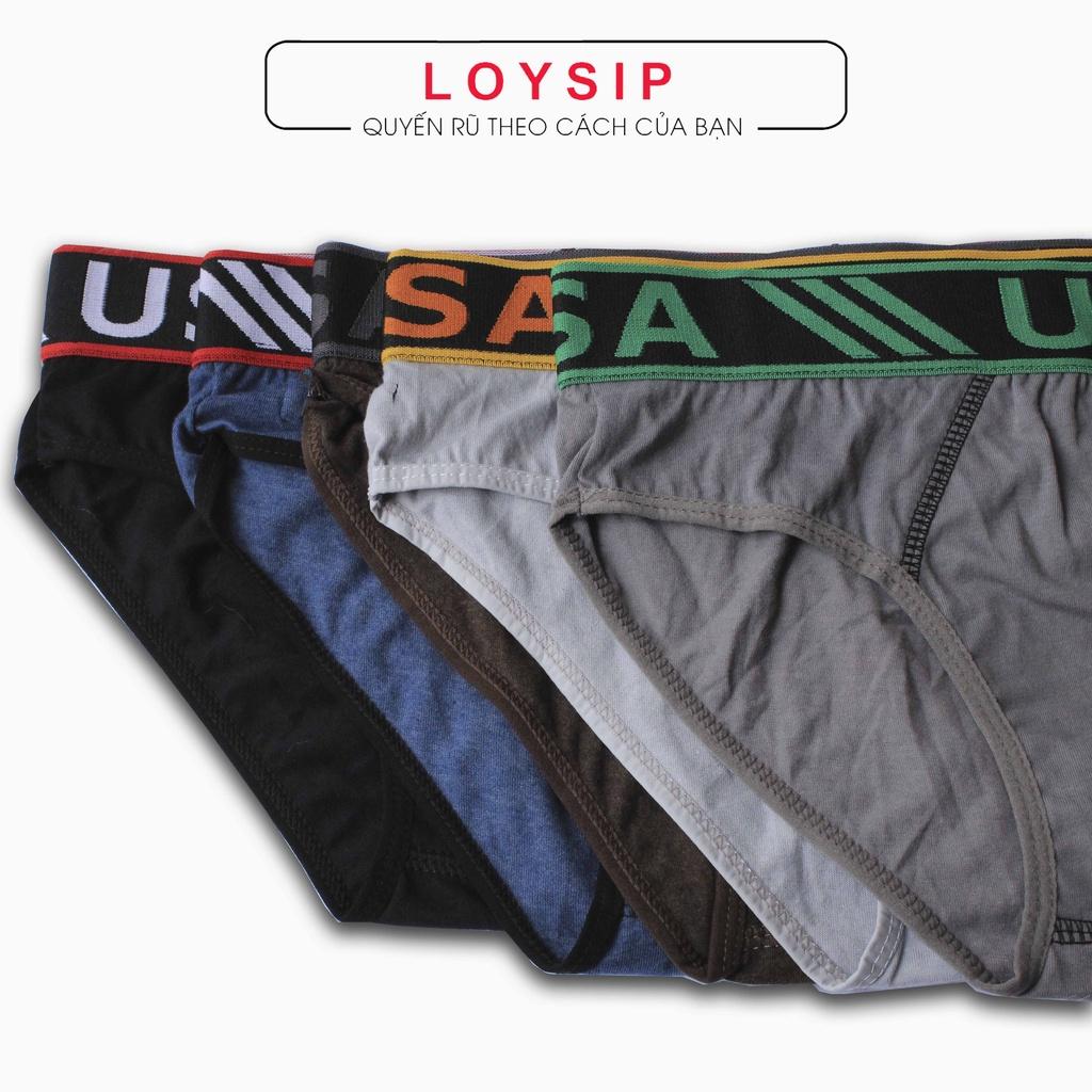 Combo 3 - Quần lót nam cotton 4 chiều co giãn thoáng mát