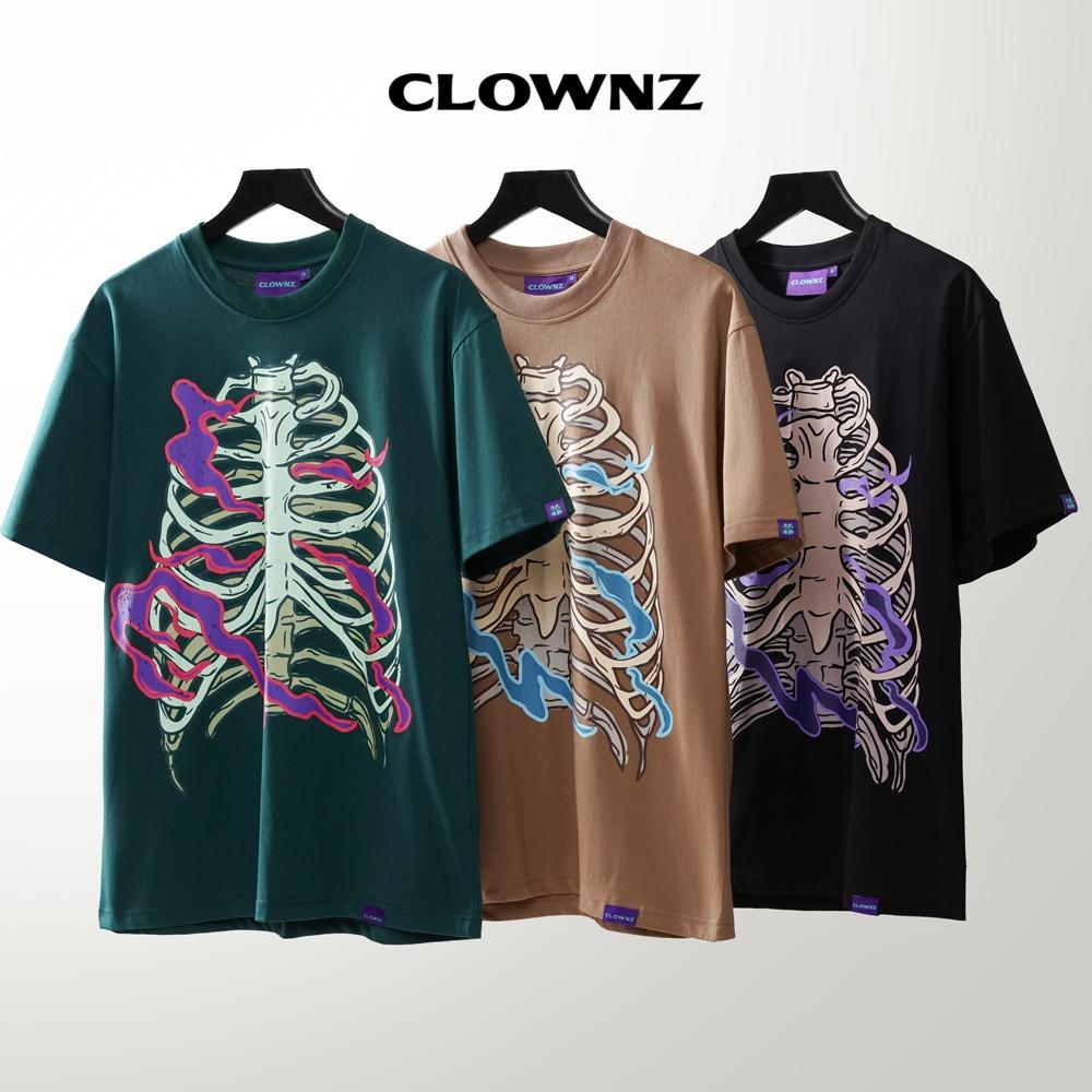 Áo thun tay lỡ, tee phông xương Skull nhiều màu form rộng, cotton