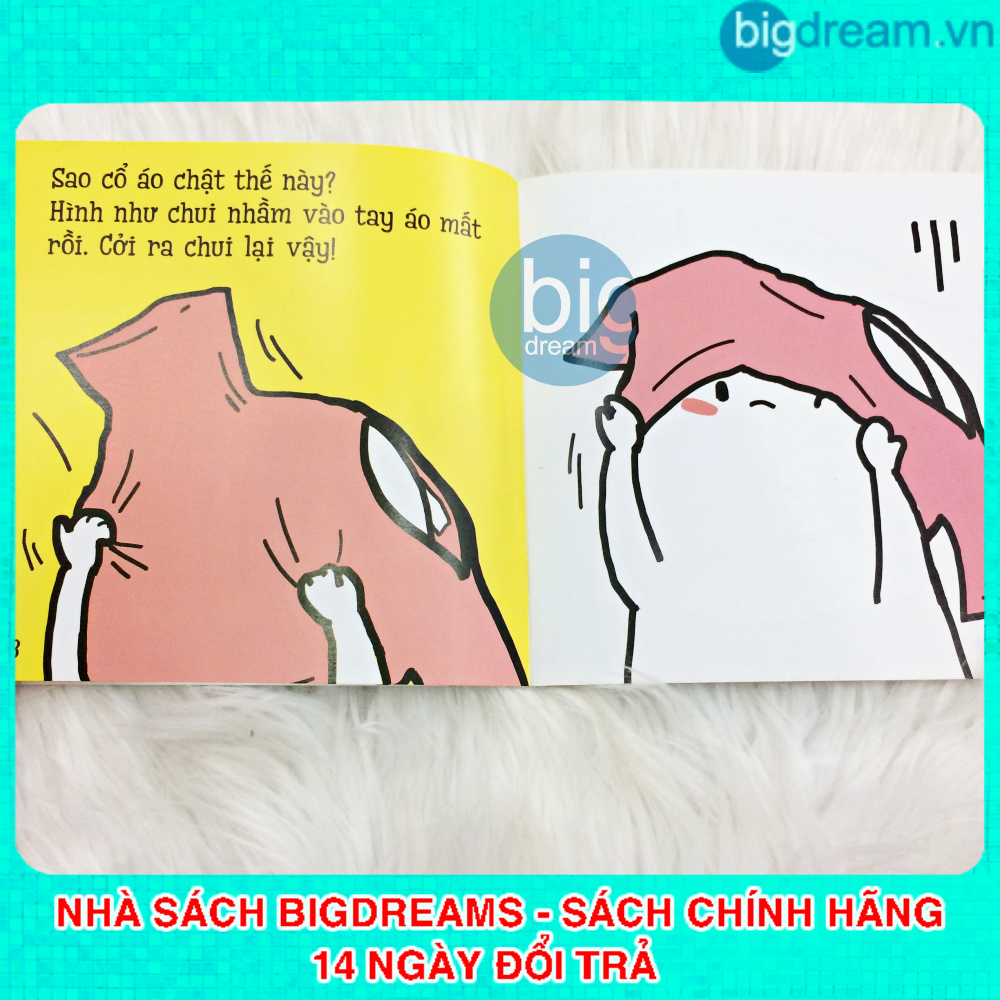 Miu Miu Tự Lập - Mặc Quần Áo Ehon Kĩ Năng Sống Cho Bé 1-6 Tuổi - Miu Bé Nhỏ Hiểu Chuyện
