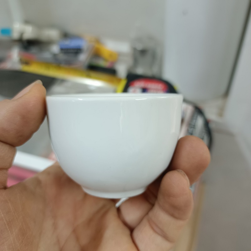 Set 6 Chén Trà Không Quai Bát Tràng Hàng Đẹp