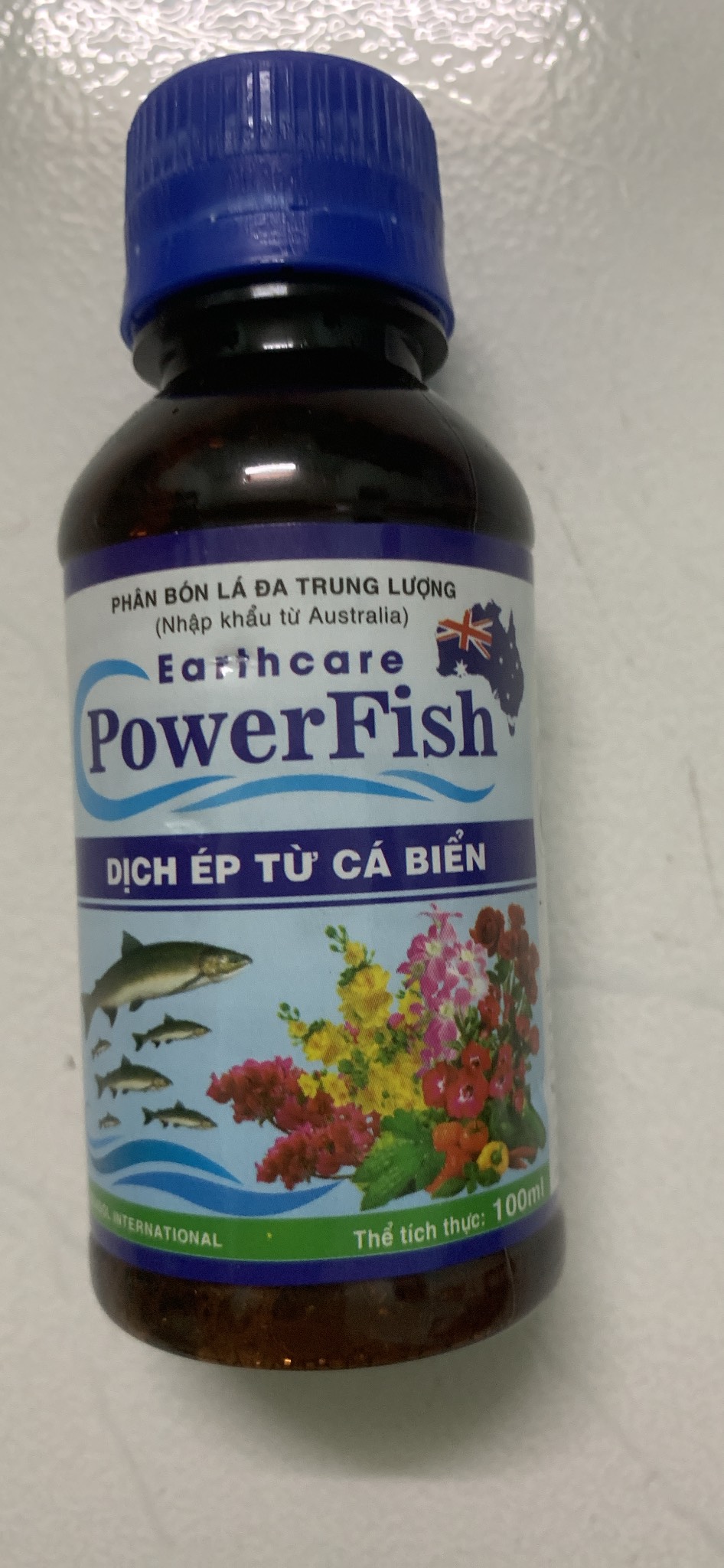Phân Bón Lá Đa Trung Lượng PowerFish Dịch Ép Từ Cá Biển 100ml