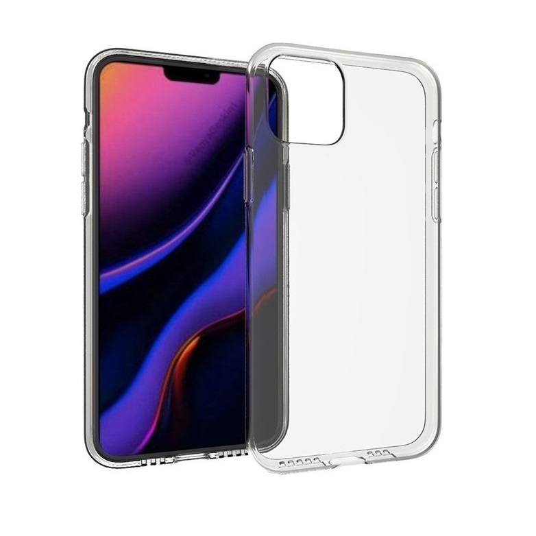 Ốp lưng silicon trong suốt cho iPhone 11 Pro siêu mỏng 0.55mm