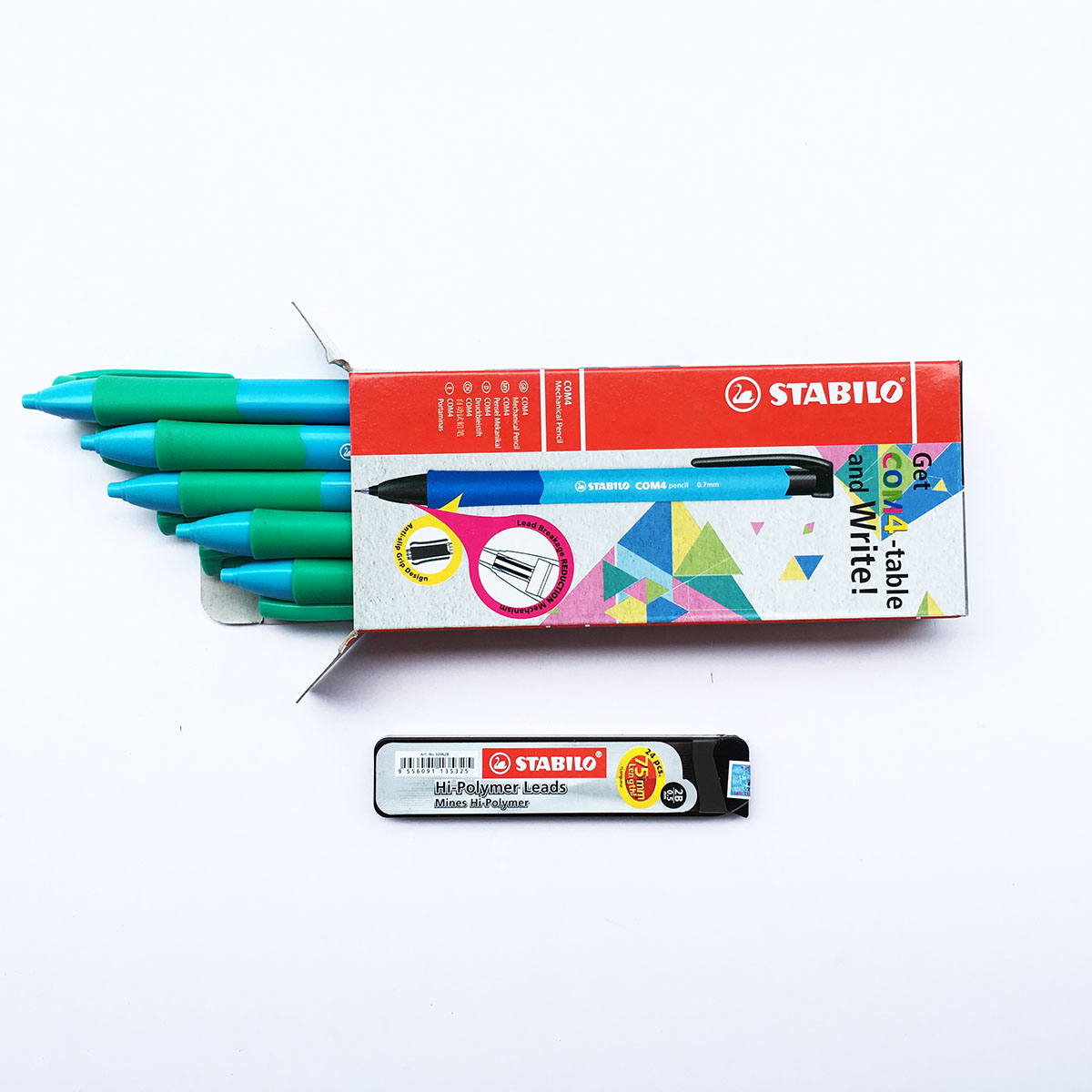 Hộp bút chì bấm STABILO COM4pencil
