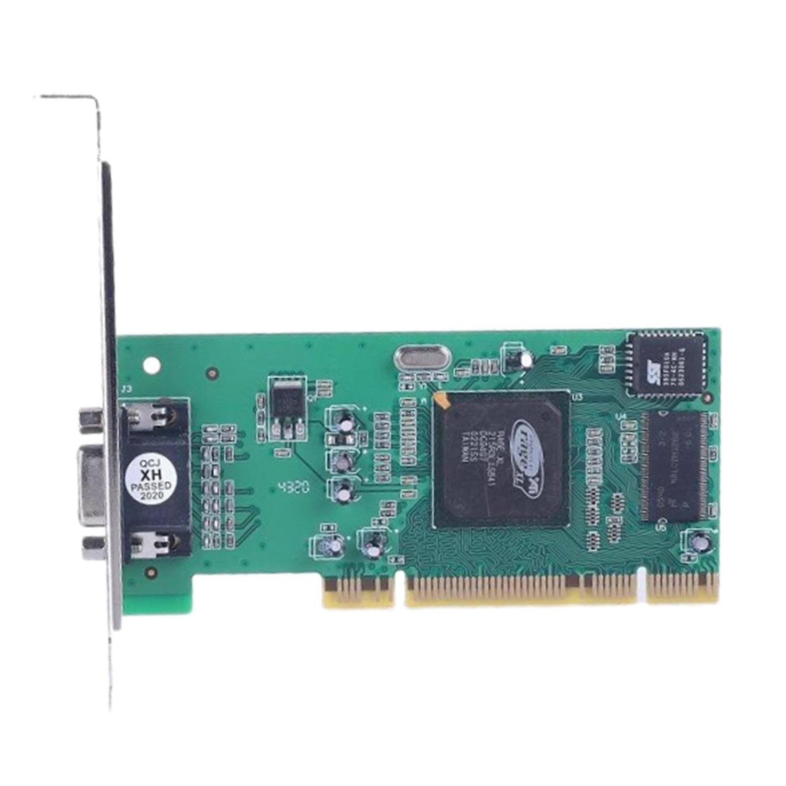 ATI XL 8MB PCI VGA Video Card PC Accessories Graphics Card for HISHARD//BETWIN