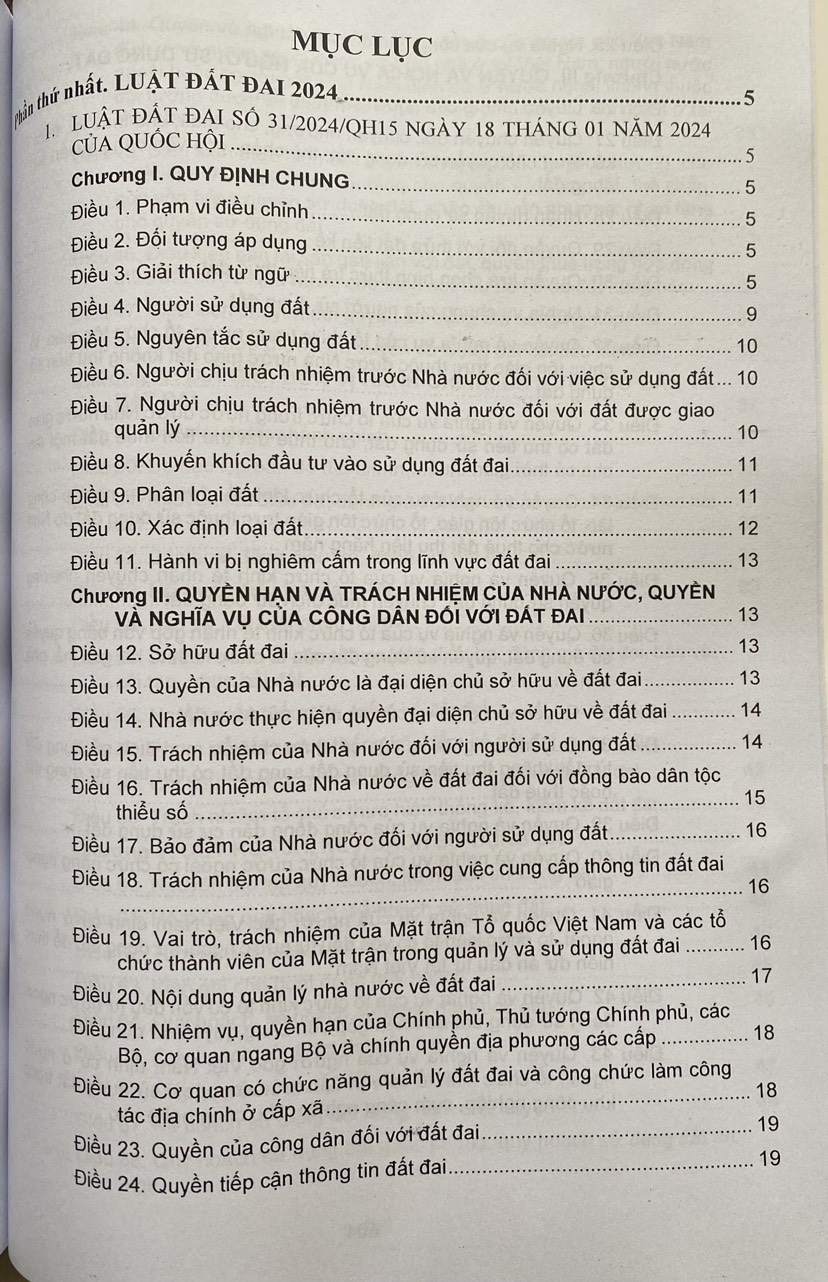 Hình ảnh Luật đất đai ( sửa đổi, bổ sung ) và các văn bản Hướng dẫn thi hành về giá đất, bồi thường, hỗ trợ, tái định cư khi nhà nước thu hồi đất