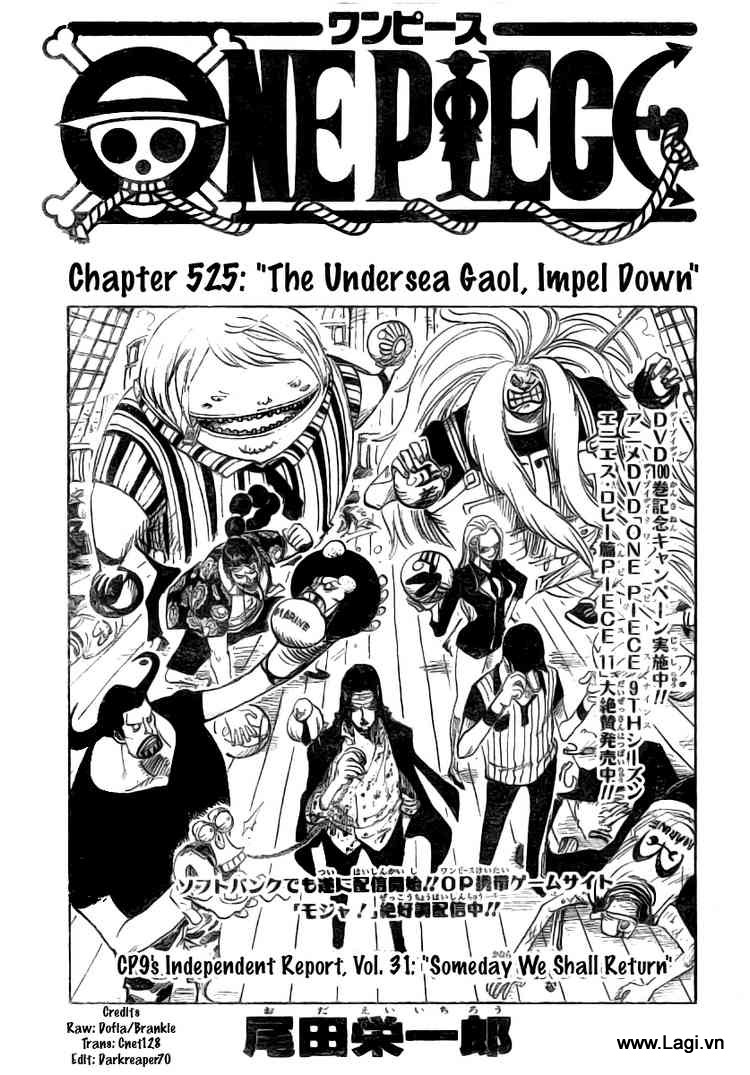 One Piece Chapter 525 - Trang 1