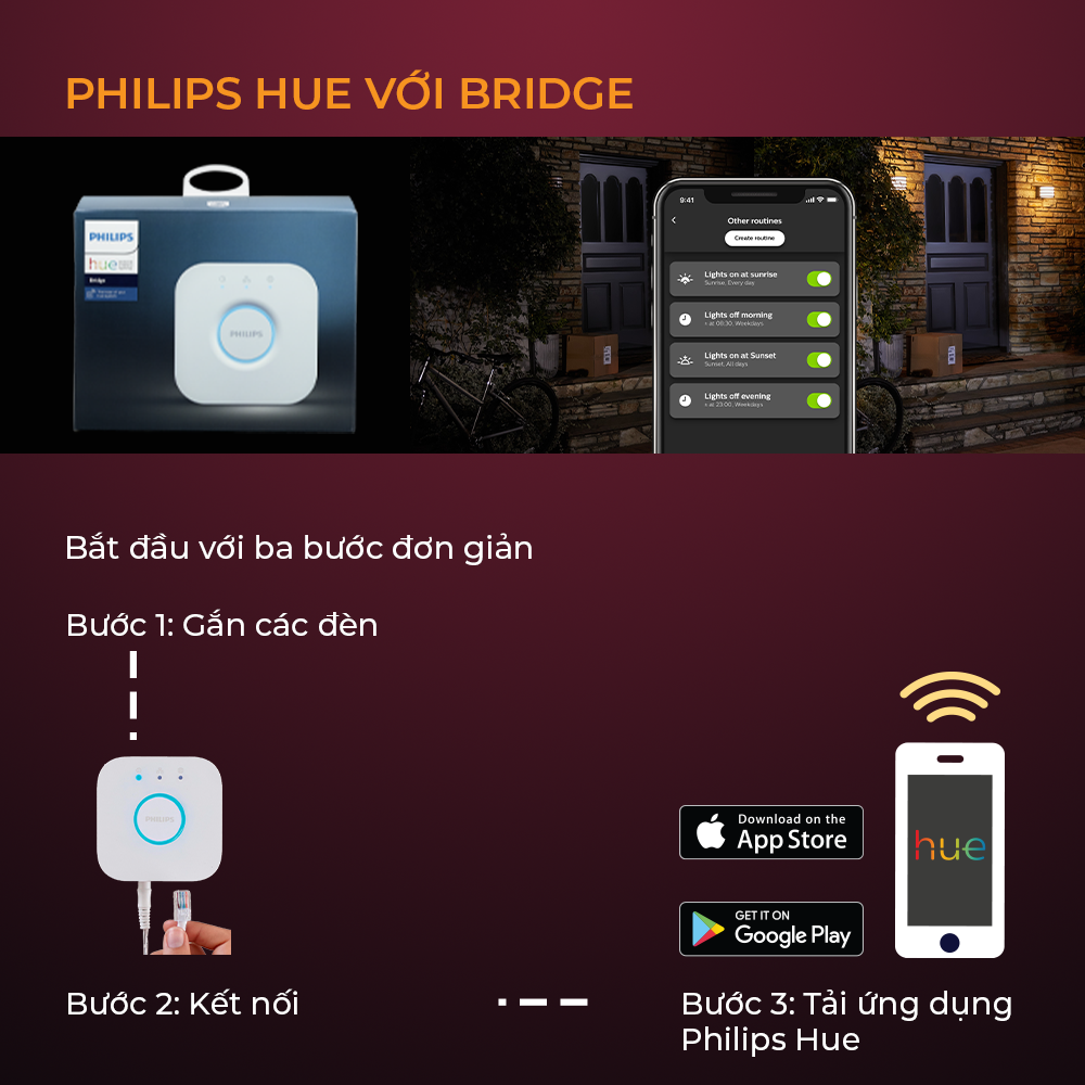 Đèn thông minh Philips Hue Play Light Bar 16 triệu màu (Trải nghiệm công nghệ ánh sáng hoàn hảo)