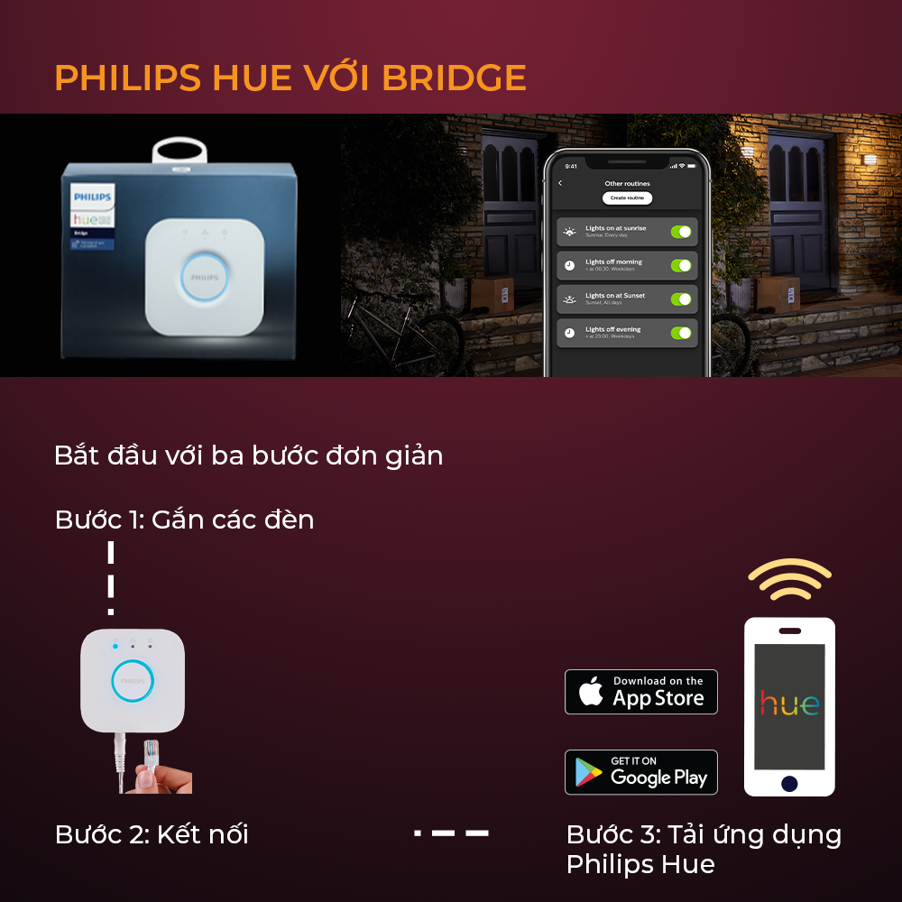 Bộ kit Philips Hue WhiteAmbiance