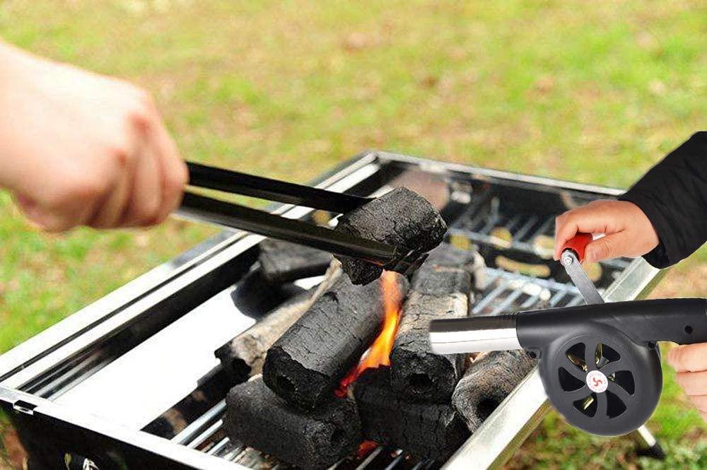 Quạt thổi thịt nướng，Thích hợp cho nấu ăn ngoài trời, thịt nướng, lò sưởi