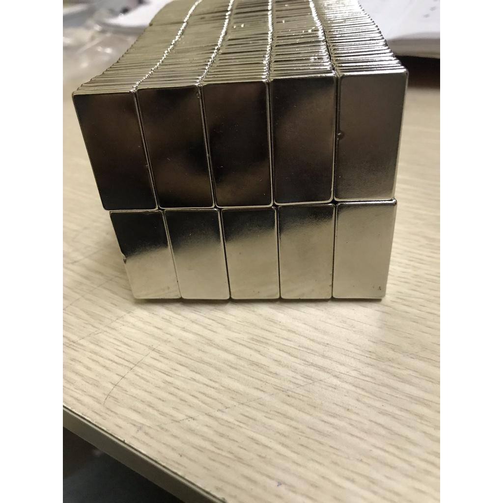 Nam châm trắng chữ nhật kích thước 30x15x5mm siêu từ tính mạnh mẽ
