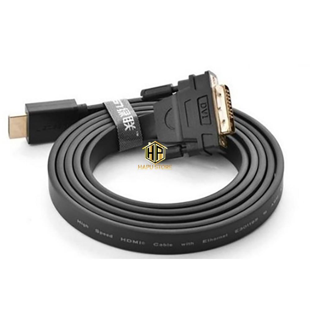 Cáp HDMI sang DVI Ugreen 30107 dài 3m cao cấp - Hàng Chính Hãng